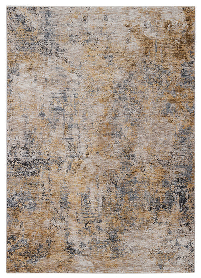 Tappeto Premium Matera in Stile Astratto Blu Beige - Design Moderno Contemporaneo - CarpetLiving