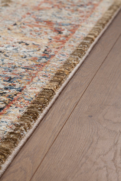 Tappeto Premium in Stile Vintage Matera Classic Grigio Scuro - CarpetLiving