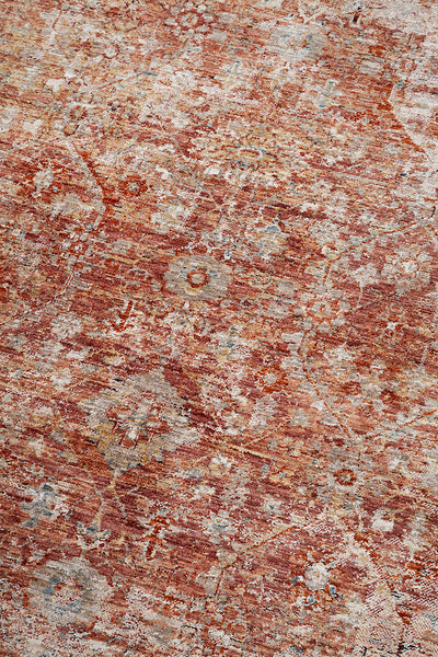 Tappeto Stile Vintage - Caravan Rust - Antiscivolo - Ideale per Soggiorno, Camera da Letto - CarpetLiving