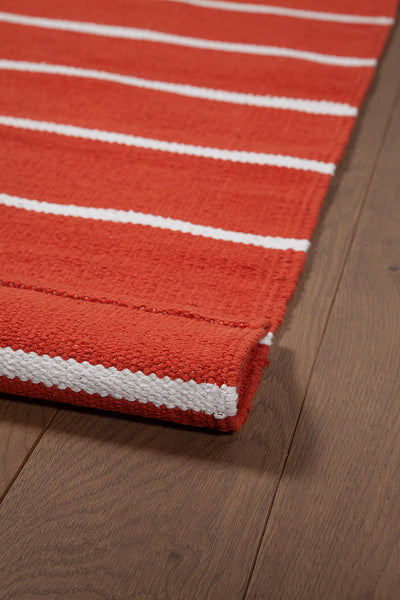 Tappeto in Cotone colore Terra Lavabile in Lavatrice - RIVIERA Terra - Ideale per Bagno e Cucina - CarpetLiving