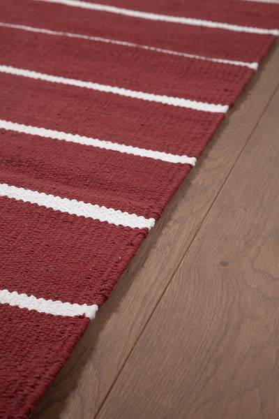 Tappeto in Cotone Marrone Lavabile in Lavatrice - RIVIERA Brown - Ideale per Bagno e Cucina - CarpetLiving