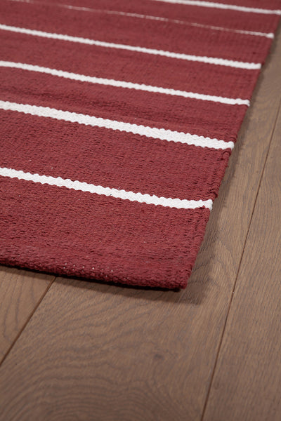 Tappeto in Cotone Marrone Lavabile in Lavatrice - RIVIERA Brown - Ideale per Bagno e Cucina - CarpetLiving