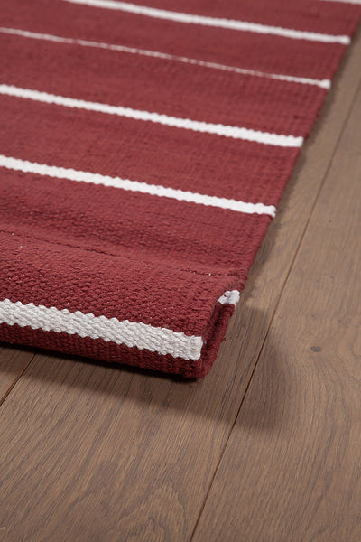 Tappeto in Cotone Marrone Lavabile in Lavatrice - RIVIERA Brown - Ideale per Bagno e Cucina - CarpetLiving