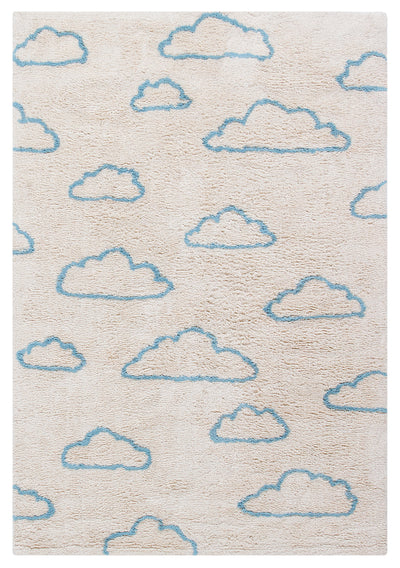 Tappeto Bianco per Bambini in Cotone Lavabile in Lavatrice - Fantasia Cotton 3 - CarpetLiving