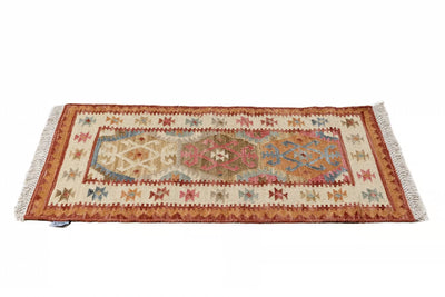 Tappeto Kilim Kaban - stile etnico lana intrecciata a mano - CarpetLiving