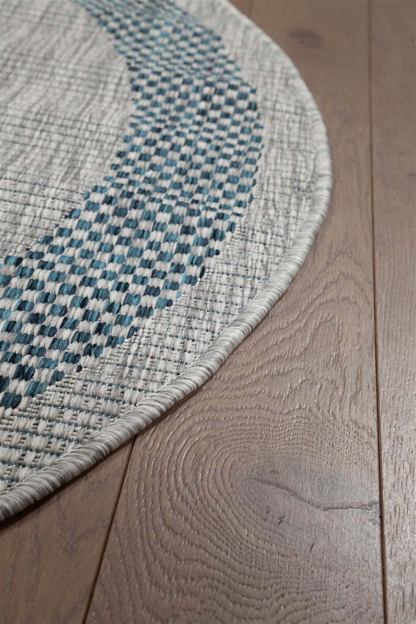FRAME ROUND GREY BLUE