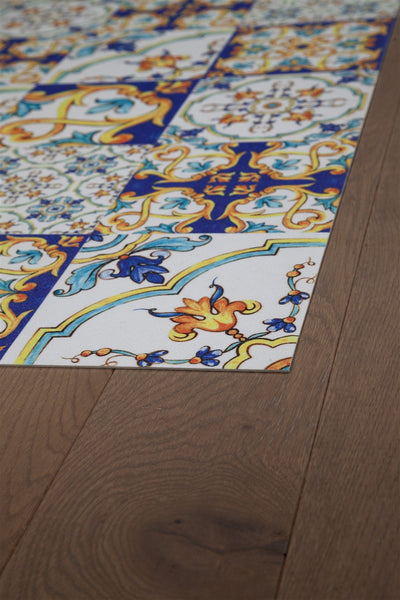 Tappeto per la Cucina in Vinile - Antiscivolo - Made in Italy - VISTA Sicilia A - CarpetLiving