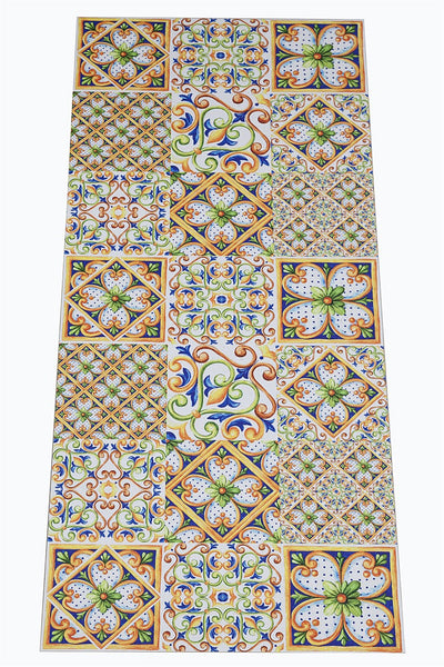 Tappeto per la Cucina in Vinile - Antiscivolo - Made in Italy - VISTA Sicilia B - CarpetLiving