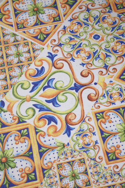 Tappeto per la Cucina in Vinile - Antiscivolo - Made in Italy - VISTA Sicilia B - CarpetLiving
