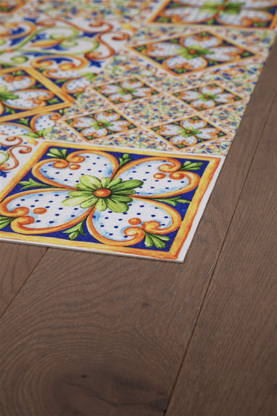 Tappeto per la Cucina in Vinile - Antiscivolo - Made in Italy - VISTA Sicilia B - CarpetLiving