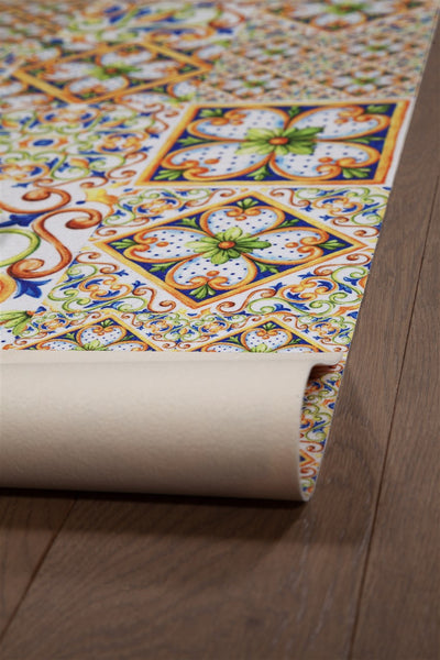 Tappeto per la Cucina in Vinile - Antiscivolo - Made in Italy - VISTA Sicilia B - CarpetLiving