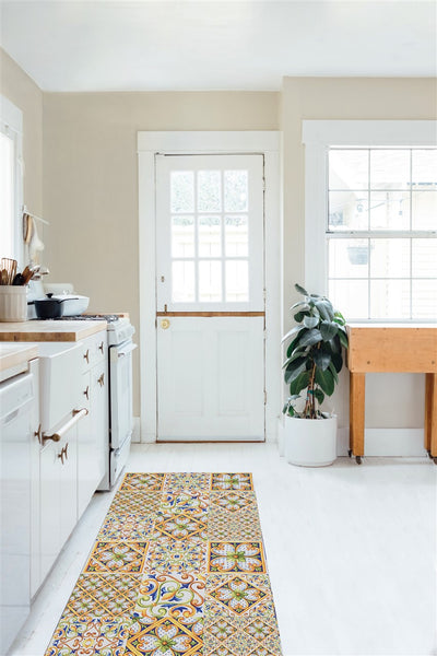 Tappeto per la Cucina in Vinile - Antiscivolo - Made in Italy - VISTA Sicilia B - CarpetLiving