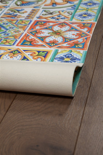 Tappeto per la Cucina in Vinile - Antiscivolo - Made in Italy - VISTA Sicilia - CarpetLiving