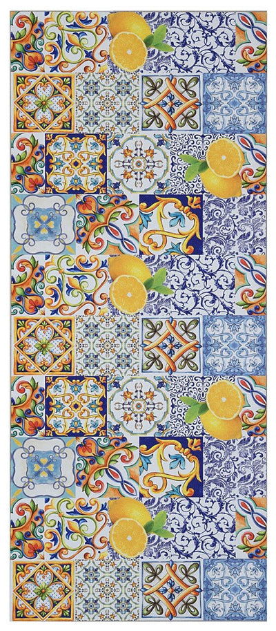 Tappeto per la Cucina in Vinile - Antiscivolo - Made in Italy - VISTA Sicilia D - CarpetLiving