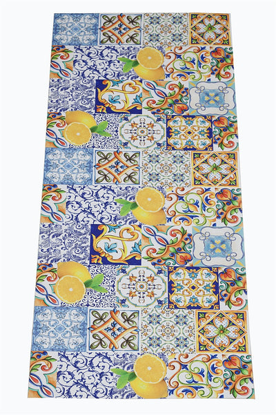 Tappeto per la Cucina in Vinile - Antiscivolo - Made in Italy - VISTA Sicilia D - CarpetLiving