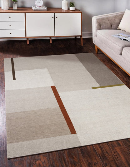 Tappeto Kilim Moderno Walter Multicolore – Lana 100%, Design Geometrico