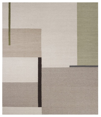 Tappeto Kilim Moderno Walter Multicolore – Lana 100%, Design Geometrico - CarpetLiving
