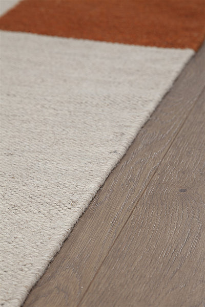 Tappeto Kilim Moderno Walter Multicolore – Lana 100%, Design Geometrico - CarpetLiving