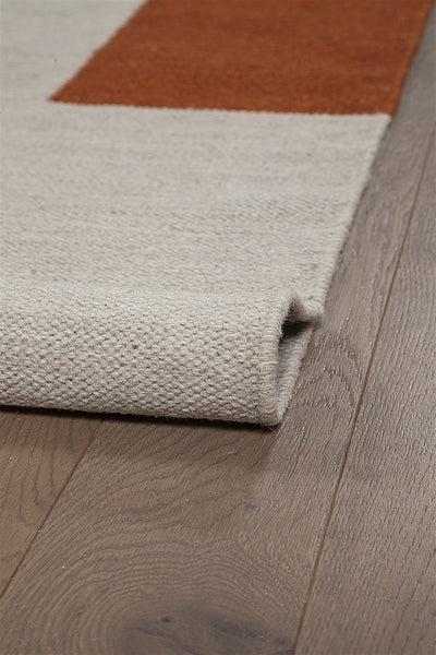 Tappeto Kilim Moderno Walter Multicolore – Lana 100%, Design Geometrico - CarpetLiving
