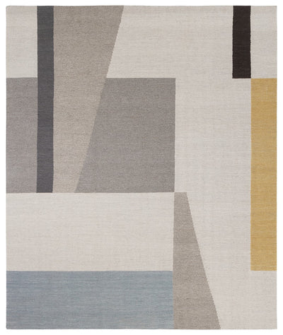 Tappeto Kilim Moderno Walter Multicolore – Lana 100%, Design Geometrico - CarpetLiving