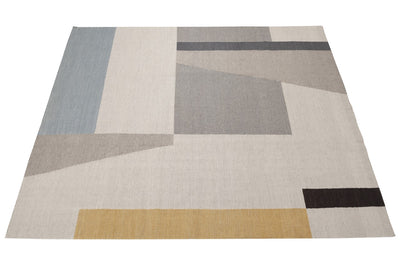 Tappeto Kilim Moderno Walter Multicolore – Lana 100%, Design Geometrico - CarpetLiving