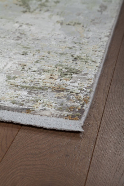Tappeto Moderno Premium - KENNEDY L BEIGE-DARK GREEN - Beige Verde - Design Contemporaneo - CarpetLiving