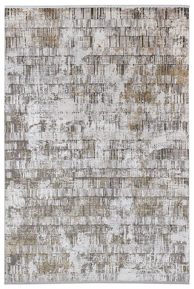 Tappeto Moderno Premium - KENNEDY I CREAM DARK GREEN - Crema Verde - Design Contemporaneo - CarpetLiving