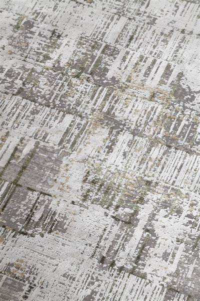 Tappeto Moderno Premium - KENNEDY I CREAM DARK GREEN - Crema Verde - Design Contemporaneo - CarpetLiving
