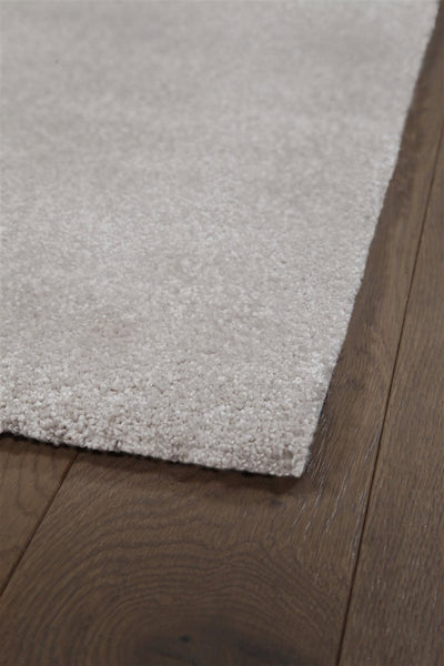 Tappeto Shaggy DEBBY Beige chiaro - Morbido e Resistente - Ideale per Soggiorno e Camera da Letto - CarpetLiving