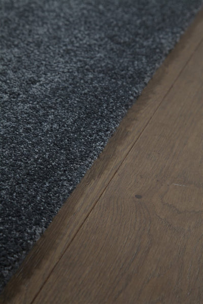 Tappeto Shaggy DEBBY Grigio scuro - Morbido e Resistente - Ideale per Soggiorno e Camera da Letto - CarpetLiving