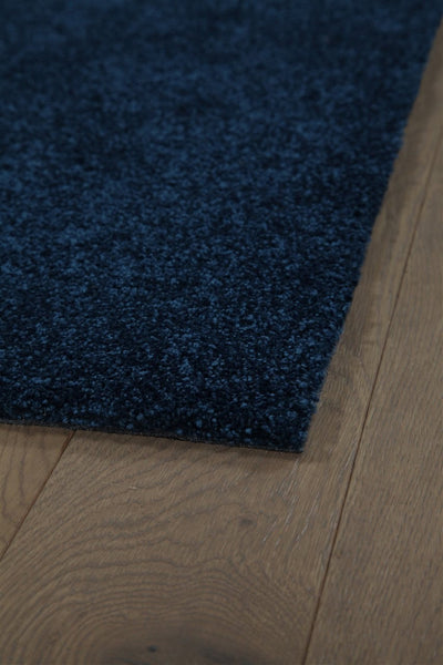 Tappeto Shaggy DEBBY Blu - Morbido e Resistente - Ideale per Soggiorno e Camera da Letto - CarpetLiving