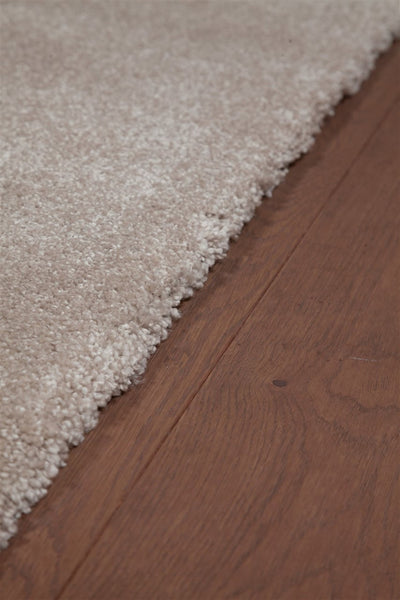 Tappeto Shaggy DEBBY Comfort Beige - Morbido e Resistente - Ideale per Soggiorno e Camera da Letto - CarpetLiving