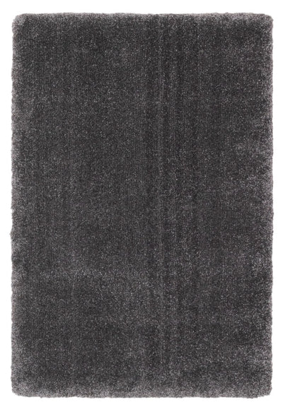 Tappeto Shaggy DEBBY Comfort Grigio scuro - Morbido e Resistente - Ideale per Soggiorno e Camera da Letto - CarpetLiving