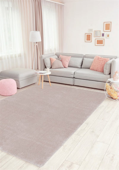 Tappeto Shaggy DEBBY Comfort Cipria - Morbido e Resistente - Ideale per Soggiorno e Camera da Letto - CarpetLiving