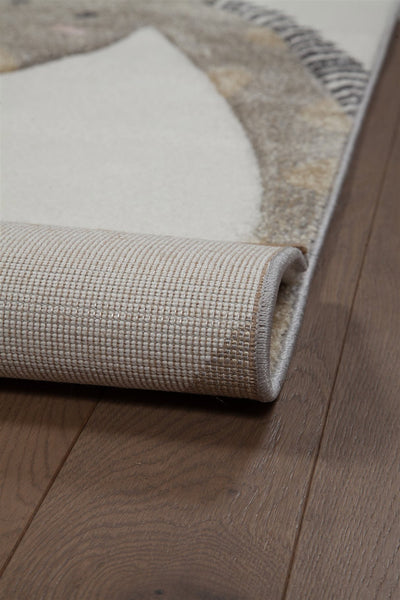 Tappeto per Bambini Bianco con Animali Colorati - Premium Jungle - Tappeto sicuro e certificato. - CarpetLiving
