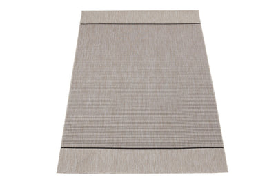 Tappeto da Esterno Premium - ARIA  - Indoor/Outdoor - Vaniglia Black | Ideale per Terrazze, Balconi, Patio, Verande - CarpetLiving