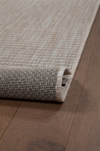 Tappeto da Esterno Premium - ARIA  - Indoor/Outdoor - Vaniglia Black | Ideale per Terrazze, Balconi, Patio, Verande - CarpetLiving