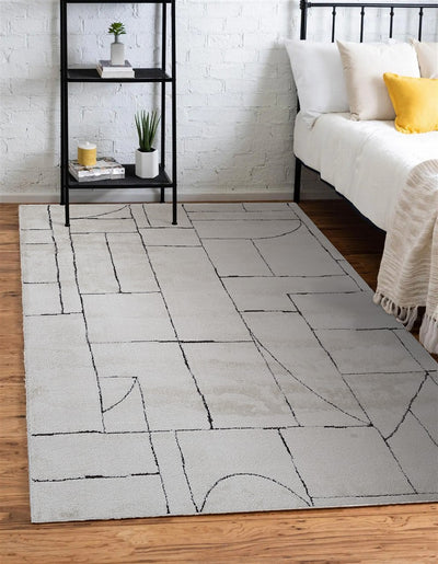 Tappeto Shaggy Tribe Soft B moderno con linee astratte - CarpetLiving