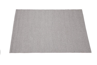 Tappeto Moderno NAIVE in Lana Grigio Ghiaccio - Realizzato a mano - Tinta Unita 230x160cm - CarpetLiving