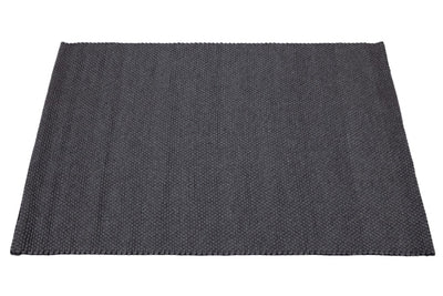 Tappeto Moderno NAIVE in Lana Marrone Scuro - Realizzato a mano - Tinta Unita 230x160cm - CarpetLiving