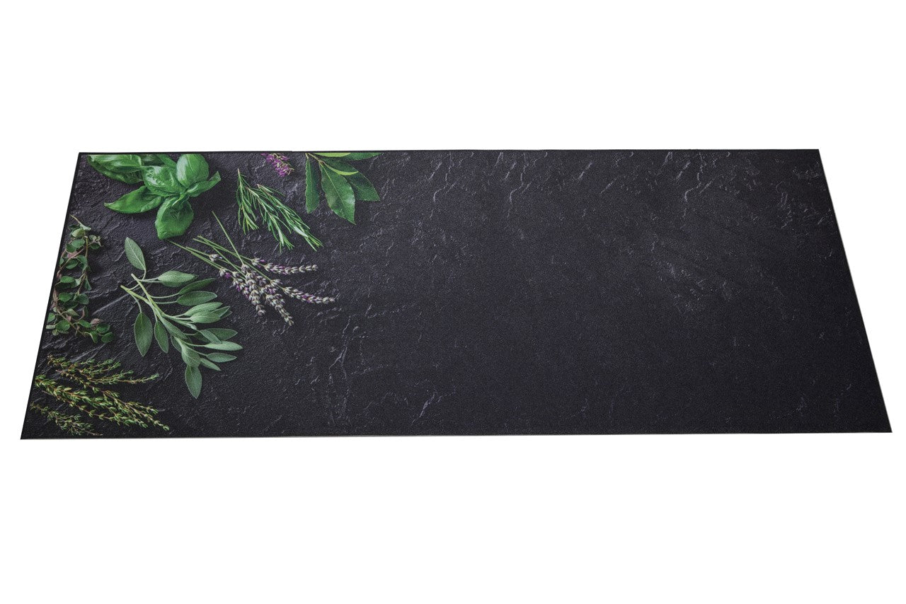 Tappeto Cucina Vinile Vista Erbette – Erbe Verdi – Made in Italy