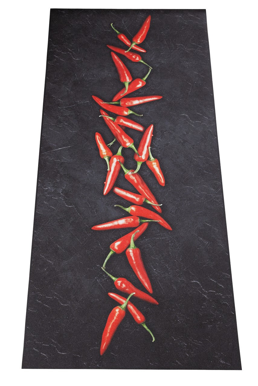 Tappeto Cucina Labile in Vinile Vista New Peppers – Made in Italy