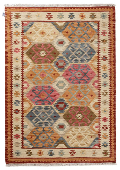 Tappeto Kilim Kaban - stile etnico lana intrecciata a mano - CarpetLiving