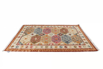 Tappeto Kilim Kaban - stile etnico lana intrecciata a mano - CarpetLiving