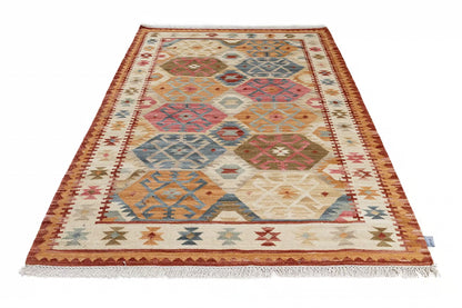 Tappeto Kilim Kaban - stile etnico lana intrecciata a mano