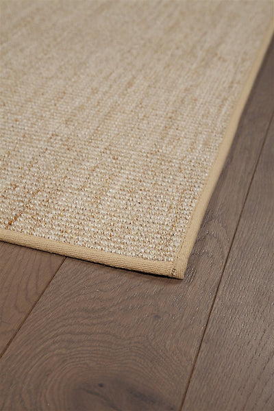 Tappeto Sisal Boucle Ivory Antiscivolo Design Naturale - CarpetLiving