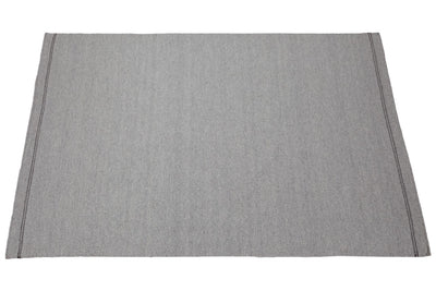 Tappeto Wollen Dhurrie Argento in Cotone – Stile Minimal - CarpetLiving