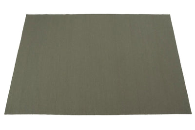 Tappeto Verde in Lana - Realizzato a Mano - Tinta Unita | Ideale per Soggiorno, Sala da Pranzo, Camera da Letto - CarpetLiving