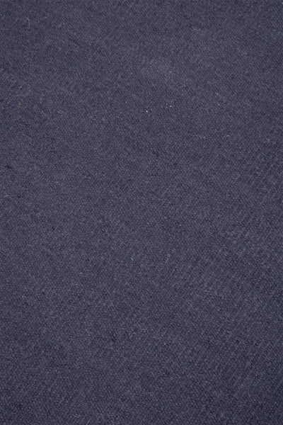 Tappeto Navy Blu Marino in Lana - Realizzato a Mano - Tinta Unita | Ideale per Soggiorno, Sala da Pranzo, Camera da Letto - CarpetLiving