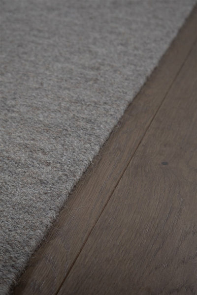 Tappeto Taupe in Lana - Realizzato a Mano - Tinta Unita | Ideale per Soggiorno, Sala da Pranzo, Camera da Letto - CarpetLiving